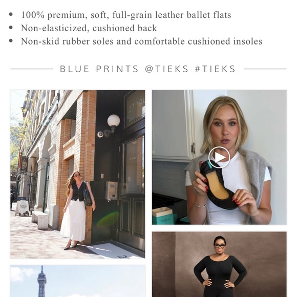 Tieks matte black in box - Picture 8 of 9